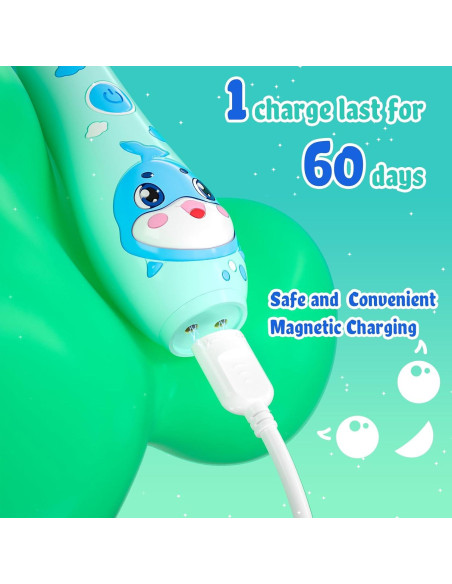Cepillo de Dientes Eléctrico SEAGO SG-2139 para Niños Azul