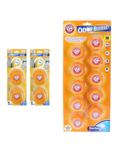 Paquete Eliminador de Olores Arm & Hammer 4 Closet Mate + 10 Bolas