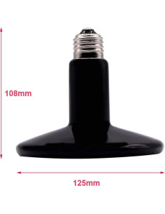 Lámpara de Calor Cerámica 250W Forfuture-go para Reptiles 2