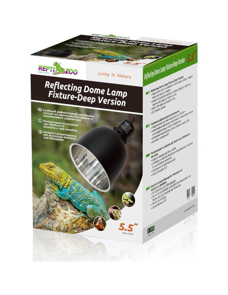 Lámpara de cúpula profunda REPTI ZOO 100W E26 1600 lúmenes