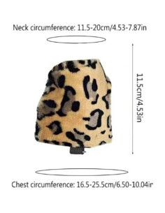 Arnés de Pecho para Lagartos Leadigol con Correa Leopardo 2