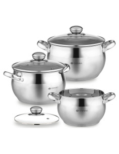 Juego de utensilios de cocina Daniks Classic 6 piezas acero