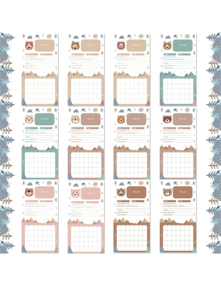 Calendario del Primer Año del Bebé Little Camper con Stickers
