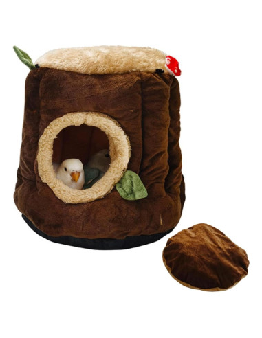 Nido de Pájaro Cálido Copfeu, Casa Tocón para Mascotas Pequeñas