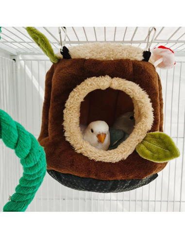 Nido de Pájaro Cálido Copfeu, Casa Tocón para Mascotas Pequeñas