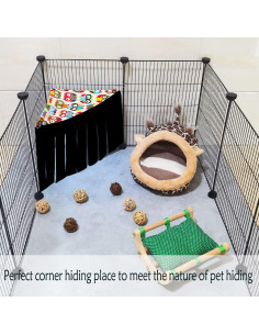Escondite de Esquina para Cobayas y Animales Pequeños - LEFTSTARER 2