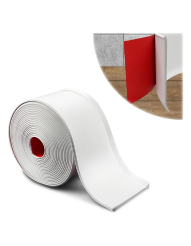 Base de Pared Autoadhesiva Youyis 40 Pies Vinilo Blanco