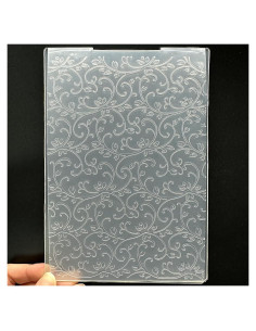 Plantilla de Embosado 3D Clásico Flor Vid 12.7x17.8 cm