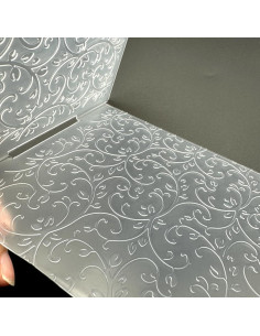 Plantilla de Embosado 3D Clásico Flor Vid 12.7x17.8 cm 2