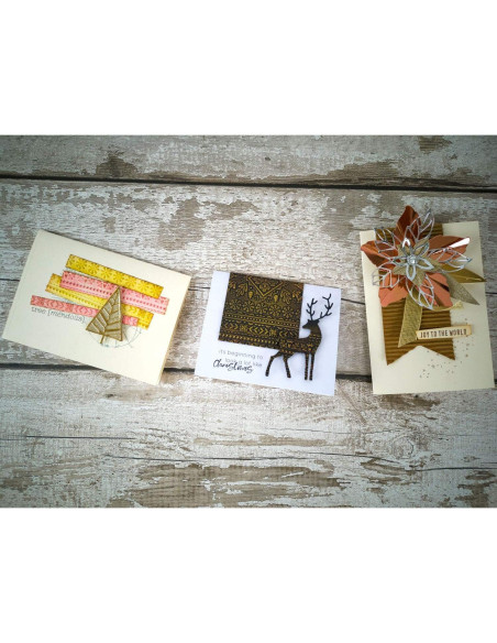 Carpeta de Embossing 3D Sizzix Patrón de Arte Popular 16.5x11.4cm