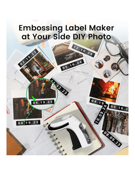 Máquina de Etiquetas en Relieve EazeID 3D con 3 Cintas 9mm