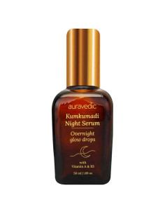 Sérum Nocturno Auravedic Kumkumadi Tailam 50 ml - Hidratación Piel