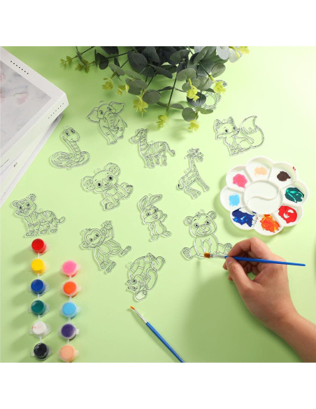 Kit de Manualidades Suncatcher Lewtemi 36 Piezas para Niños