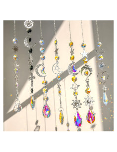 Kit 270pcs Atrapa Rayos de Cristal BADAO DIY Ventana Jardín