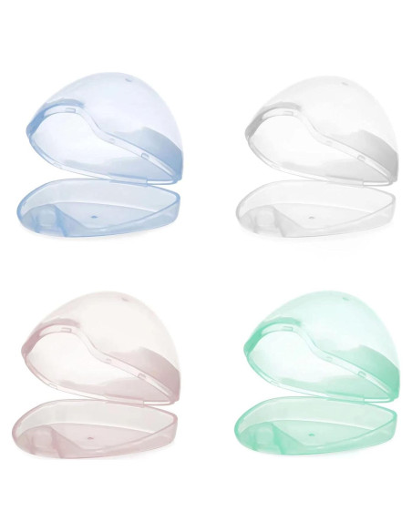 Caja Sostenedora de Chupete PandaEar - Paquete de 4 - Libre de BPA