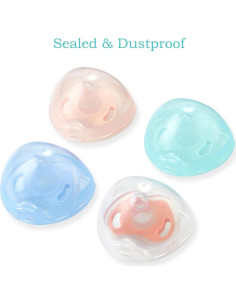 Caja Sostenedora de Chupete PandaEar - Paquete de 4 - Libre de BPA 2