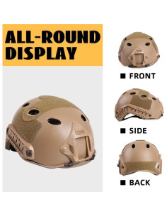 Casco Táctico Tumhuts TUM002 Mediano para Airsoft y Cosplay 2