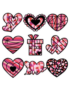 Kit de Manualidades de Atrapasueños San Valentín Ceiba Tree 18 Piezas