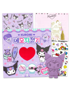 Conjunto de Origami y Escritura Kuromi - Manualidades Sanrio