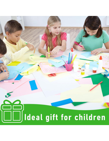 200 Hojas Papel Origami Doble Cara 10 Colores 10x10cm y 15x15cm