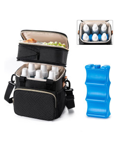 Bolsa de Enfriamiento de Leche Materna BABEYER 11.5L Negra