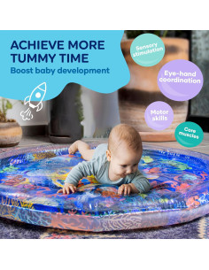 Alfombra de Agua Tummy Time Premium 101x101 cm PVC 2