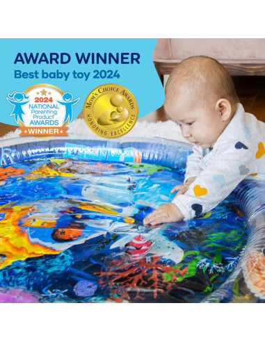 Alfombra de Agua Tummy Time Premium 101x101 cm PVC