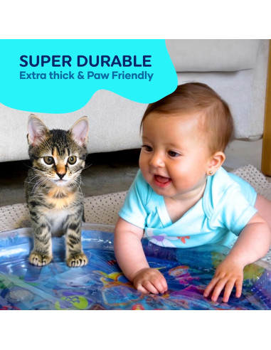 Alfombra de Agua Tummy Time Premium 101x101 cm PVC