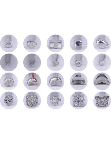 Kit de Herramientas de Cuero KLLsmDesign - 65 Piezas para DIY