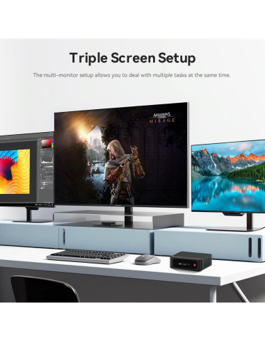 Mini PC Beelink SER5 Max, AMD Ryzen 7 6800U, 32GB RAM, 1TB SSD