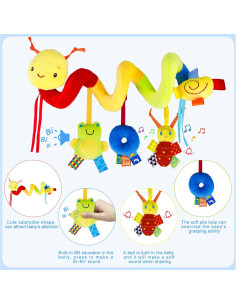 Sonajero Colgante para Cuna FPVERA - Juguete Multicolor 2