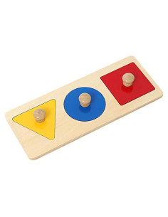 Rompecabezas Montessori de Madera 3 Piezas para Niños