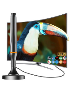 Antena Digital HD QGClearSO 724 km Recepción 4K/1080p