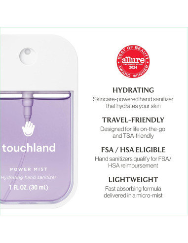 Set de 5 Desinfectantes de Manos Power Mist 30ml - Florecer