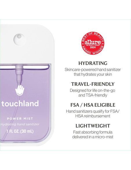 Set de 5 Desinfectantes de Manos Power Mist 30ml - Florecer