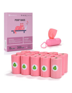 Bolsas para Excremento de Perro WDFAACK Rosa 300 Unidades