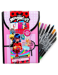 Cuaderno de Diseño de Moda Miraculous - Set para Niños 6+
