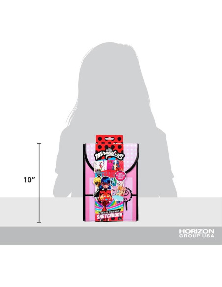 Cuaderno de Diseño de Moda Miraculous - Set para Niños 6+