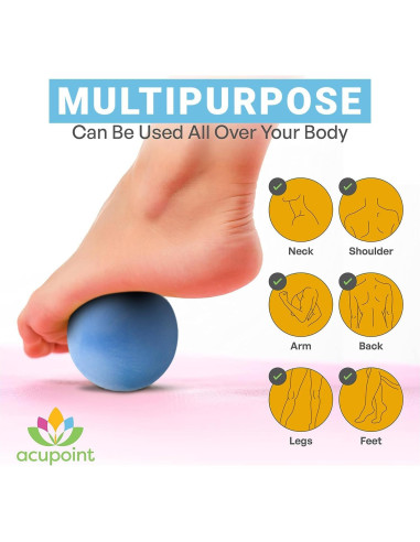 Juego de Pelotas de Masaje Acupoint - Terapia Física 2 Unidades