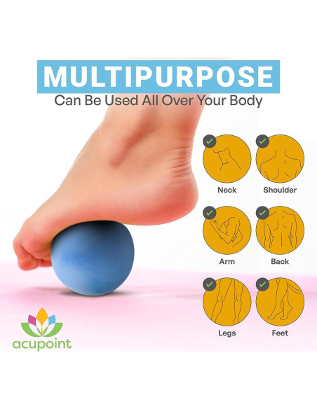 Juego de Pelotas de Masaje Acupoint - Terapia Física 2 Unidades