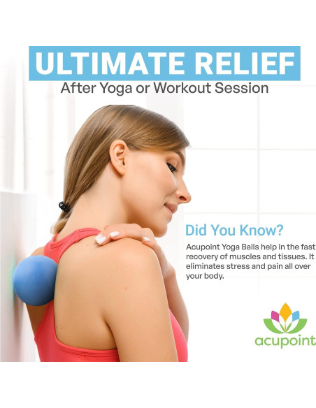 Juego de Pelotas de Masaje Acupoint - Terapia Física 2 Unidades