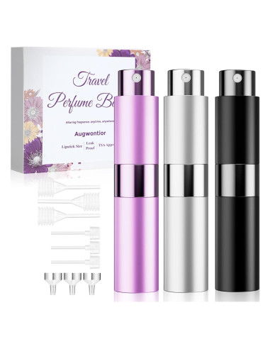Atomizador de Perfume Rellenable Augwontior 8ml - 3 Colores