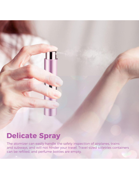 Atomizador de Perfume Rellenable Augwontior 8ml - 3 Colores