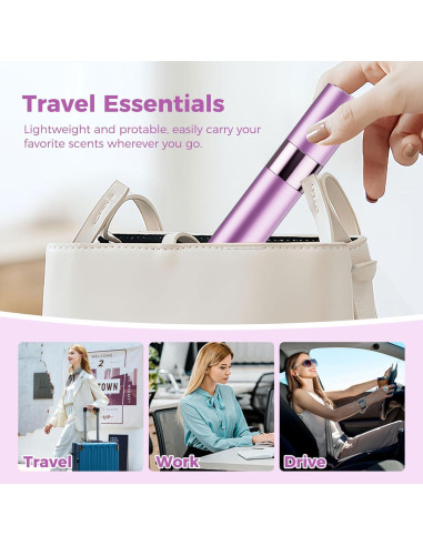 Atomizador de Perfume Rellenable Augwontior 8ml - 3 Colores