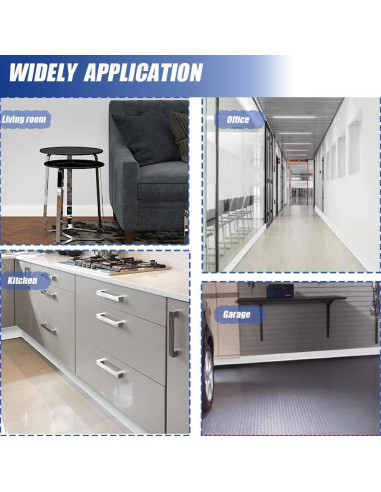 Base de Pared Autoadhesiva Youyis 40 Pies Vinilo Blanco