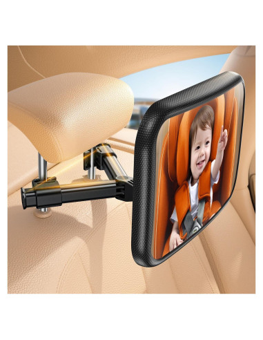 Espejo de Coche para Bebés Lamicall 32.5 cm Irrompible