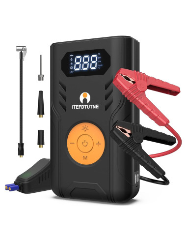 Arrancador de Batería ITEFDTUTNE B15-C 3000A con Compresor