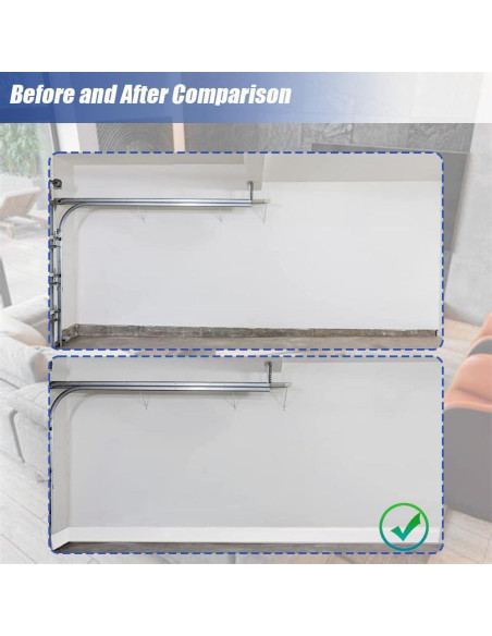 Base de Pared Autoadhesiva Youyis 40 Pies Vinilo Blanco