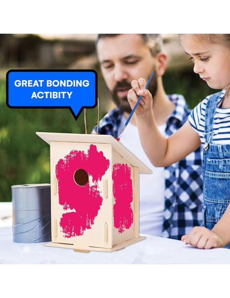 Kit de Casa para Aves Neliblu - 6 Piezas DIY para Niños