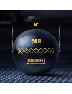 Bola Medicinal Suave ToughFit 2.27 kg para Ejercicio 2